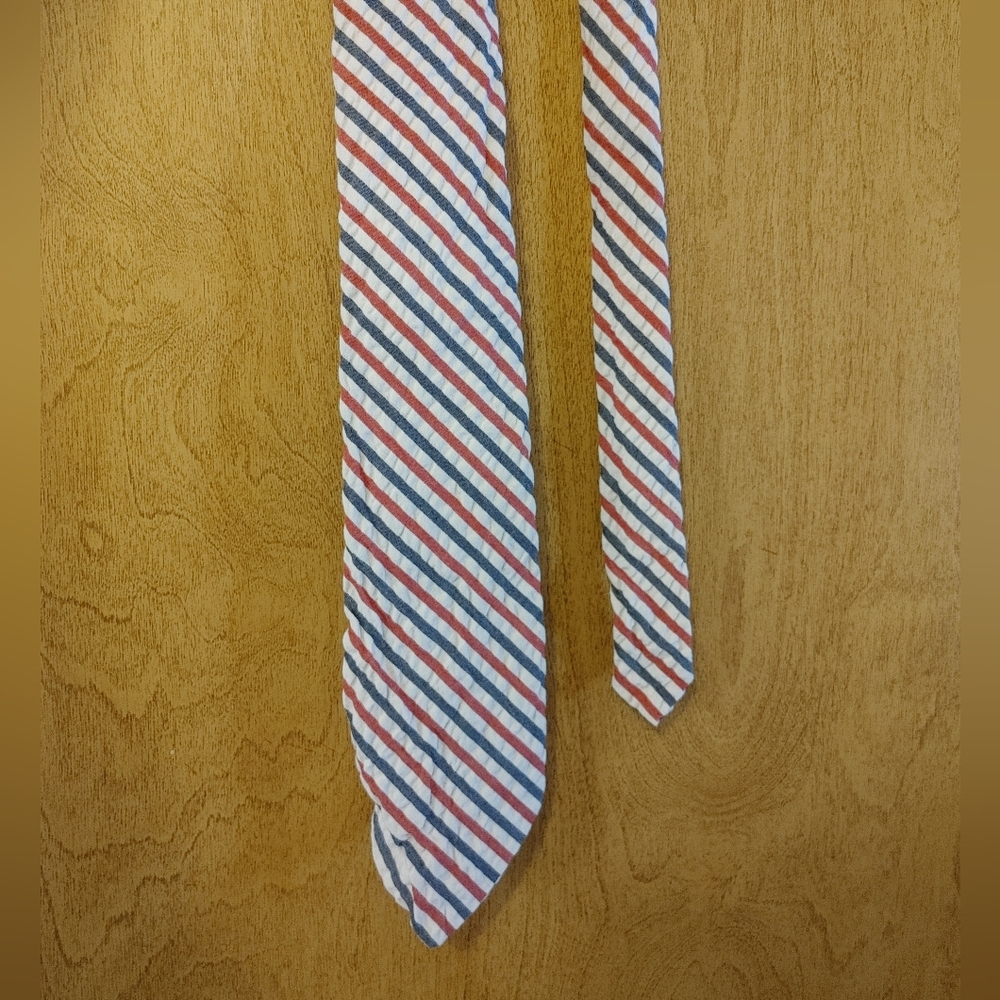 Stash Striped Red and Blue Tie